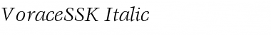 VoraceSSK Italic