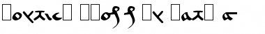 Voynich Frogguy Hand A Font