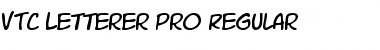 VTC Letterer Pro Regular Font
