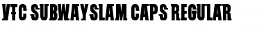 VTC SubwaySlam Caps Regular Font