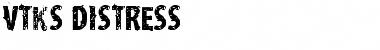 vtks distress Regular Font