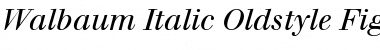 Walbaum Roman Italic