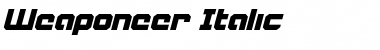 Weaponeer Italic Font