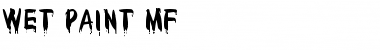 Wet Paint MF Regular Font