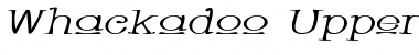 Whackadoo Upper Wide Font