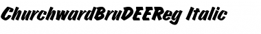 Download ChurchwardBruDEEReg Font