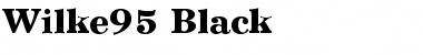 Wilke95-Black Black Font
