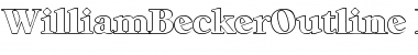 Download WilliamBeckerOutline-Heavy Font