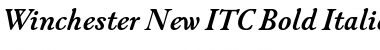 Winchester New ITC Bold Italic Font
