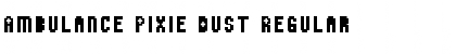 Ambulance Pixie Dust Regular Font
