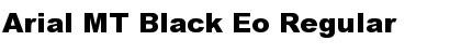 Arial MT Black Eo Regular Font