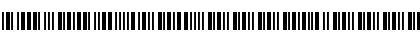 BC C39 Wide Regular Font