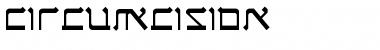 Circumcision Regular Font