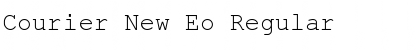 Courier New Eo Regular Font