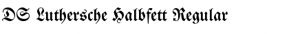 Download DS Luthersche Halbfett Font