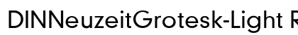 DINNeuzeitGrotesk-Light Regular font free download