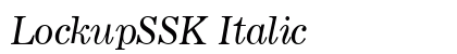 LockupSSK Italic Preview
