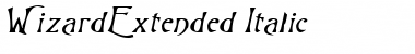 WizardExtended Italic Font