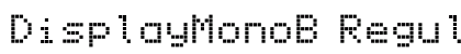 DisplayMonoB Regular font free download