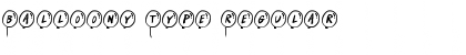 Balloony Type Regular Font