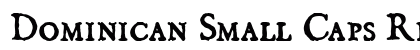 Dominican Small Caps Regular font free download