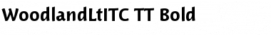 WoodlandLtITC TT Font