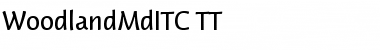 WoodlandMdITC TT Font