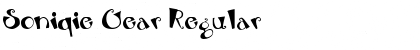 Soniqie Gear Regular Font