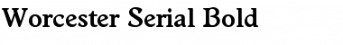 Worcester-Serial Font