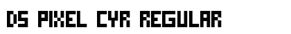 DS Pixel Cyr Regular
