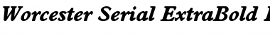 Worcester-Serial-ExtraBold Font
