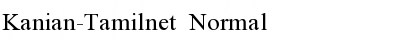 Kanian-Tamilnet Normal Font