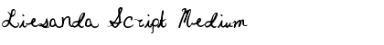 Liesanda Script Font