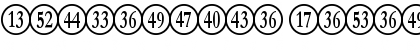 Numberpile Reversed Font