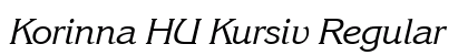 Korinna HU Kursiv Regular font free download