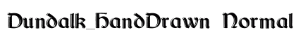 Dundalk_HandDrawn Normal font free download