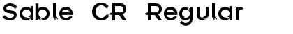Sable CR Regular Font