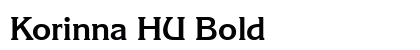 Korinna HU Bold font free download