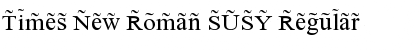 Download Times New Roman SUSY Font