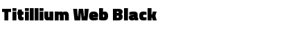 Titillium Web Black Font