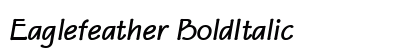 Eaglefeather BoldItalic Preview