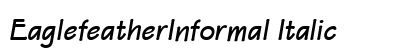 EaglefeatherInformal Italic font free download