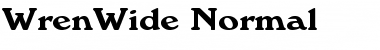 WrenWide Normal Font