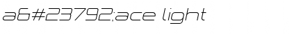 a峰ace light Font