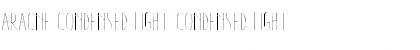 Aracne Condensed Light Font
