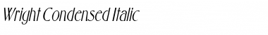 Wright-Condensed Italic