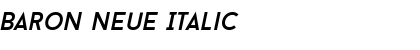 Baron Neue Italic