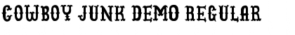 Cowboy Junk DEMO Regular Font