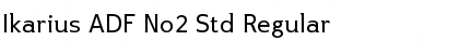 Ikarius ADF No2 Std Regular Font