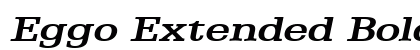 Eggo Extended BoldItalic Preview